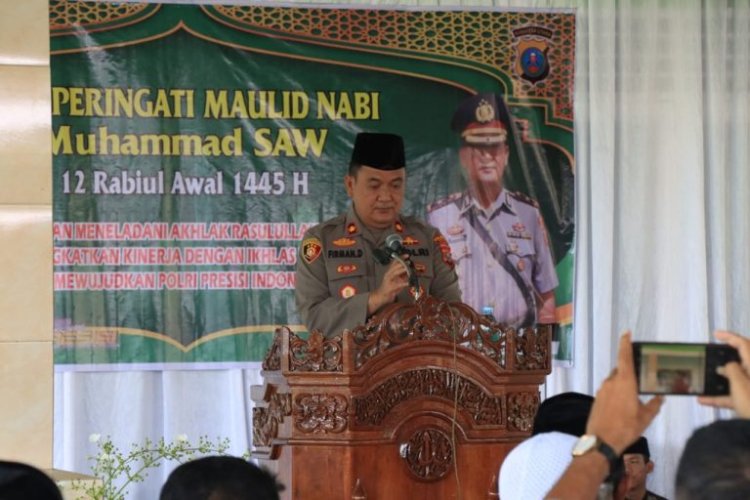 Polres Binjai Sambut Meriah Peringatan Maulid Nabi Besar Muhammad SAW 1445 H