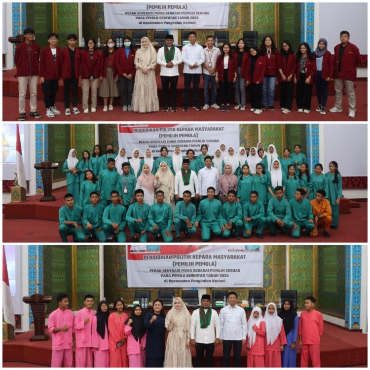 Buka Pendidikan Politik Bagi Pemilih Pemula, Bupati : Bijaklah Memilih Pemimpin