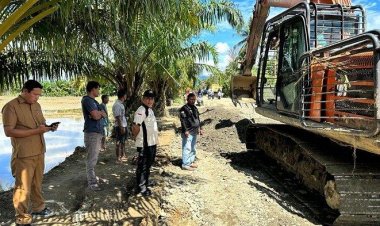 PUPR Aceh Barat Tuntaskan Penanganan Darurat Jalan Utama Putus di Pante Ceureumen