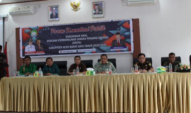 Pj Bupati Aceh Barat Daya Bahas Rancangan Awal Pembangunan Jangka Panjang Daerah 2025-2045