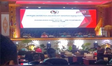 DPRD Pekanbaru Gelar Rapat Paripurna Sambut HUT Kota Pekanbaru ke-240