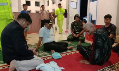 Pj. Bupati Aceh Jaya Tinjau Posko Banjir Kec.Jaya, Pastikan Bantuan Kepada Korban Banjir