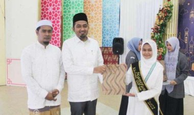 Santriwati MUQ asal Kec.Sawang, Aceh Selatan, Hanifannisa Juara Harapan II MTQN di Samarinda Kalimantan Timur