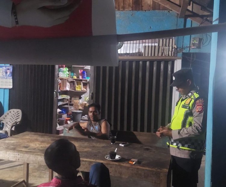 Personel Polsek Panga Laksanakan Patroli Guantibmas