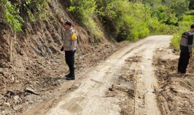 Sempat Amblas, Jalan Menuju Kampung Serule, Kec.Bintang Kembali Bisa Dilintasi