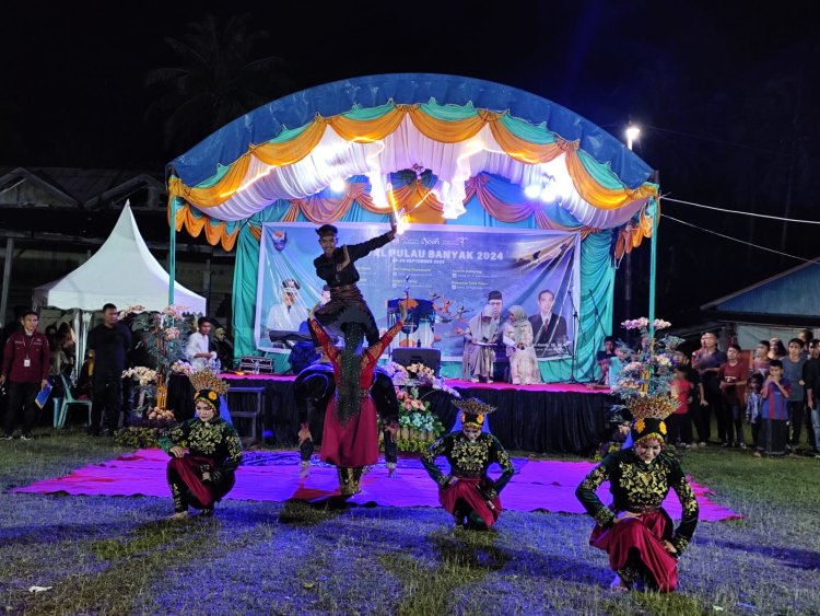 Festival Pulau Banyak 2024  digelar di Kec.Pulau Banyak Barat Resmi Dibuka, Dorong Pariwisata Aceh Singkil