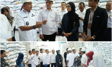 Wabup Solok  Inspeksi Bulog Pastikan Ketersediaan Pangan Jelang Akhir Tahun 2024