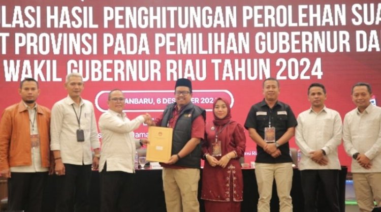 Bawaslu Riau Melekat Awasi Pleno Rekapitulasi Suara Pilgub Riau 2024