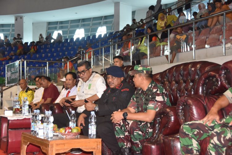 Dansat Brimob Polda Riau Hadiri Pembukaan Kejuaraan Forki Riau Open Championship 2024