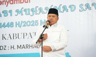 Bupati Alfedri : Memperingati Isra' Mi'raj Perbarui Energi dan Spirit Untuk Lebih Bernawaitu