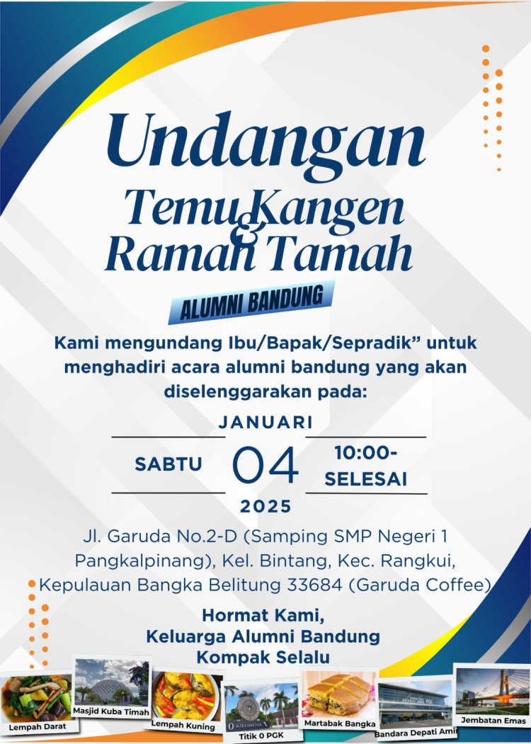 Bangun Kebersamaan, Alumni Bandung Babel Bentuk Ikatan Keluarga Alumni