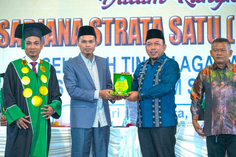 Wakil Bupati Siak Hadiri Ucap Selamat Kepada 118 Mahasiswa Hari ini Resmi Gelar Sarjana