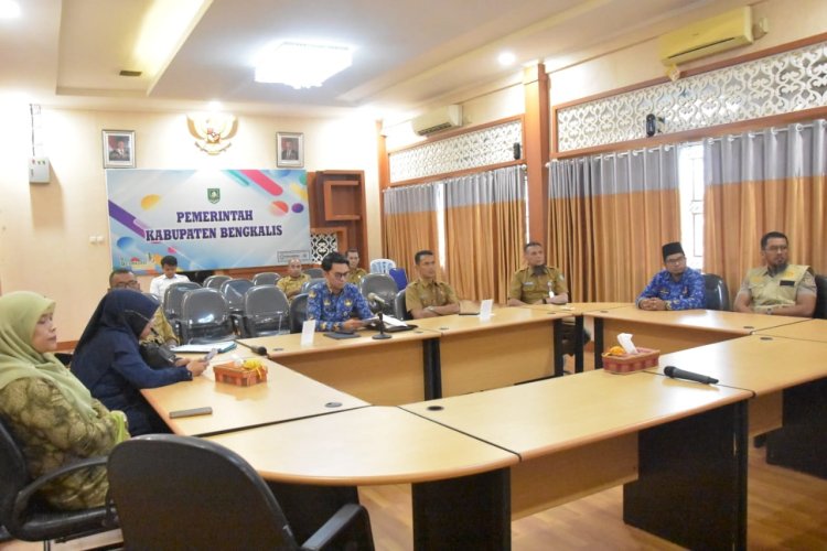 Pemerintah Kab.Bengkalis Ikuti Zoom Meeting Rapat Penandatanganan MoU Program Pemerintah Pusat