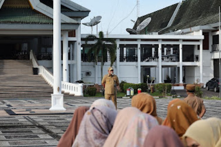 Husni Merza Ingatkan ASN Tetap Fokus Kerja Meski Kondisi Keuangan Belum Stabil