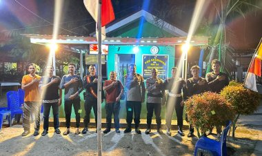 Brimob Polda Riau Gelar Pengecekan Satkamling Malam Hari atas Perintah Kapolda