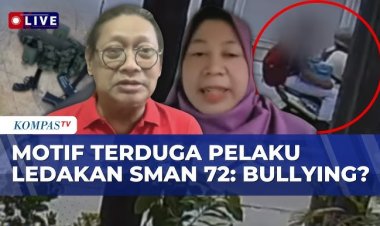 Siswa Pelaku Ledakan SMAN 72 Jakarta Mengaku Tertekan Akibat Perundungan Teman