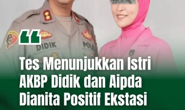Polwan  Dianita & Istri Kapolrers Bima Positif Narkoba cuma Direhab