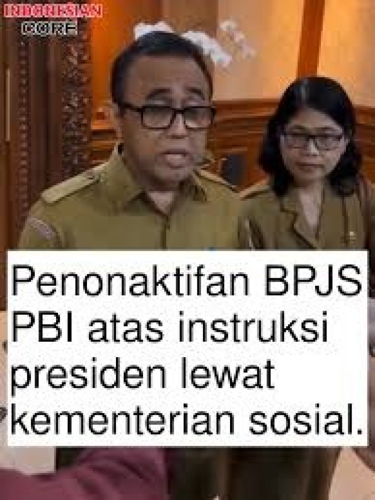 Mensos Klarifikasi Penonaktifan 11 Juta PBI BPJS Berasal dari Presiden Prabowo